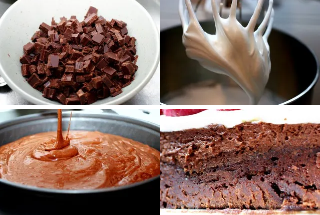 Двойной шоколадный торт