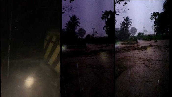 Внезапные наводнения обрушились на деревню Джемба Энреканг, жители начали эвакуацию