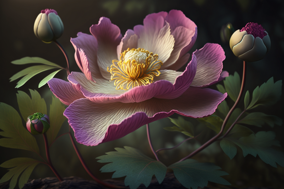 Красота и символизм: История японского пиона