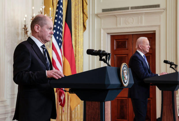 Байден и Шольц из Германии обсудят войну в Украине в Белом доме.