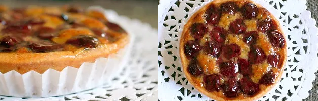 Сливово-миндальный пирог