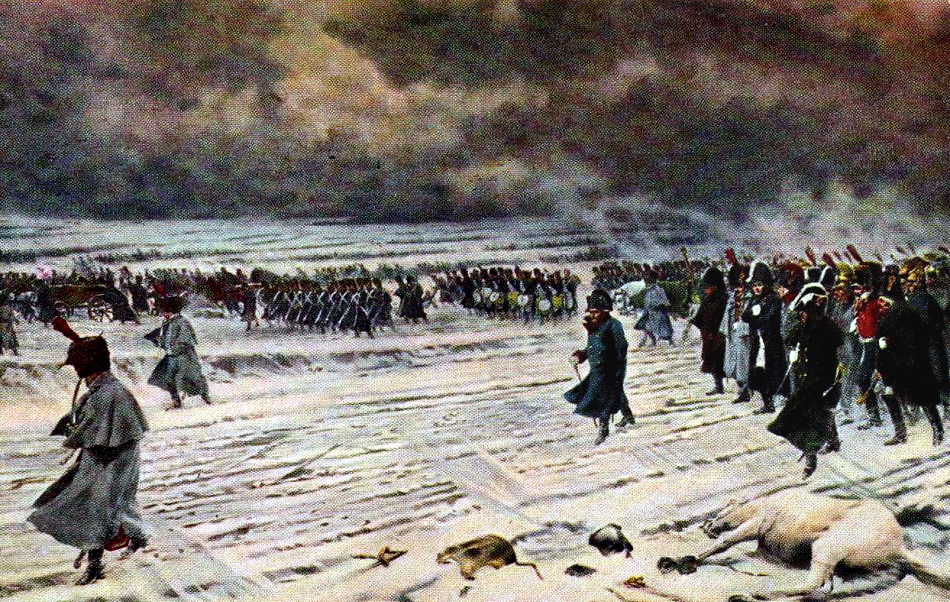 Картина французы под москвой 1812