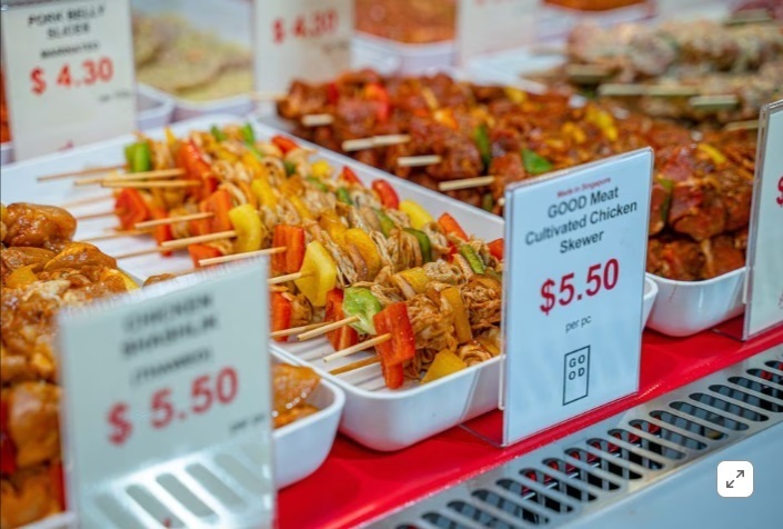 Рыбный пузырь для гурманов догоняет курицу, говядину по прибыльности в Сингапуре, когда речь идет о лабораторном мясе