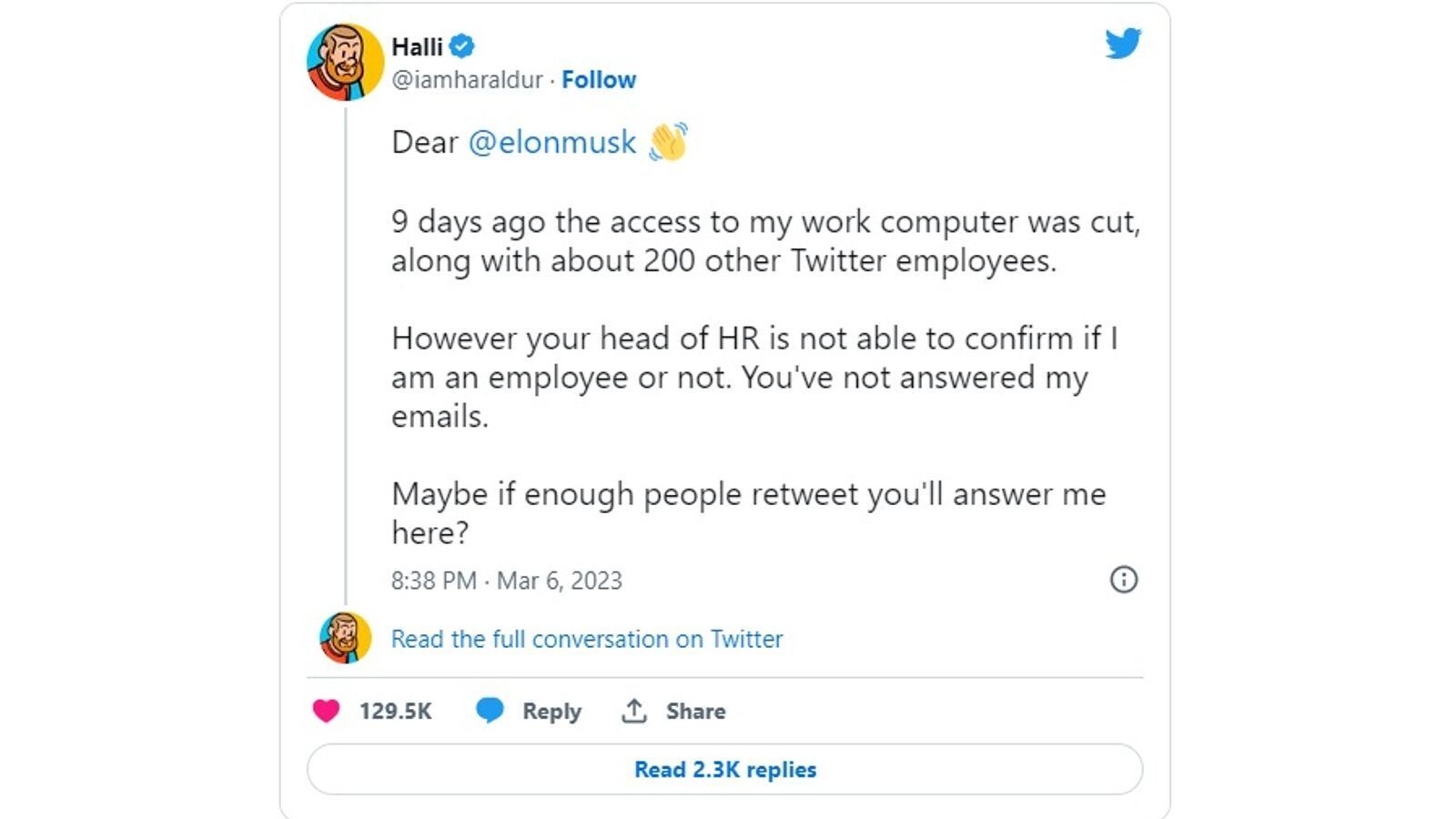 Илон Маск извинился за то, что высмеял уволенного сотрудника Twitter в онлайн-скандале