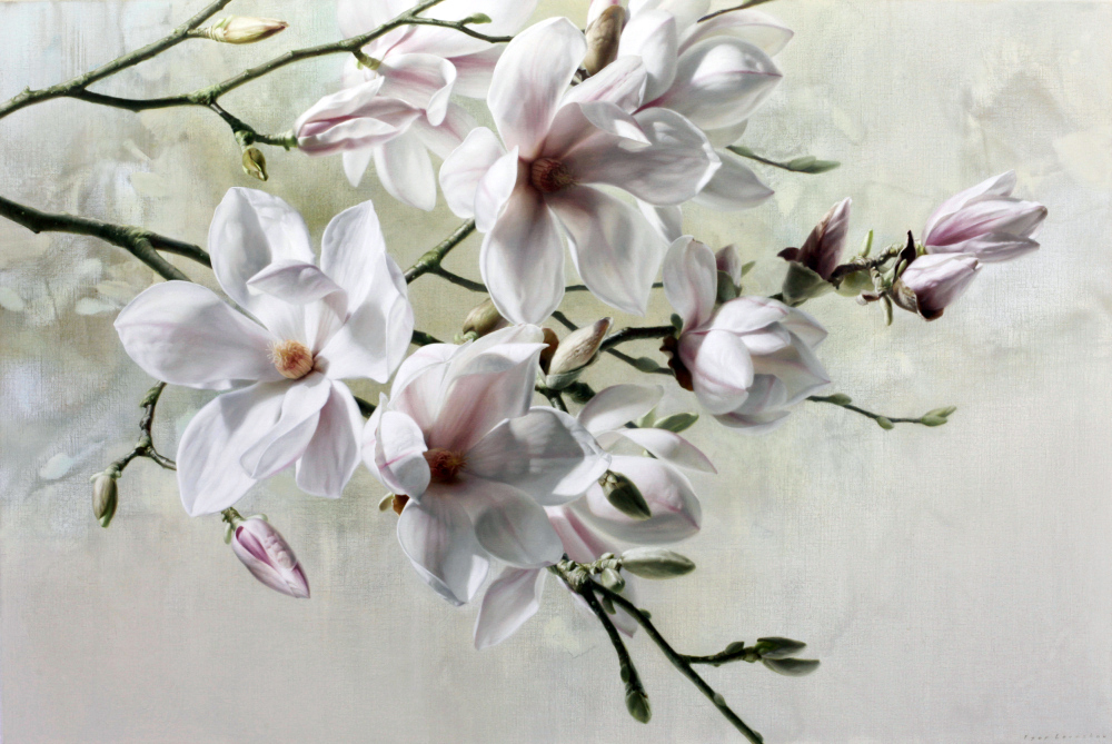 Трогательная нежность. Цветочное волшебство в работах Игоря Левашова.