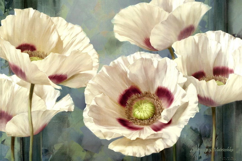 Трогательная нежность. Цветочное волшебство в работах Игоря Левашова.