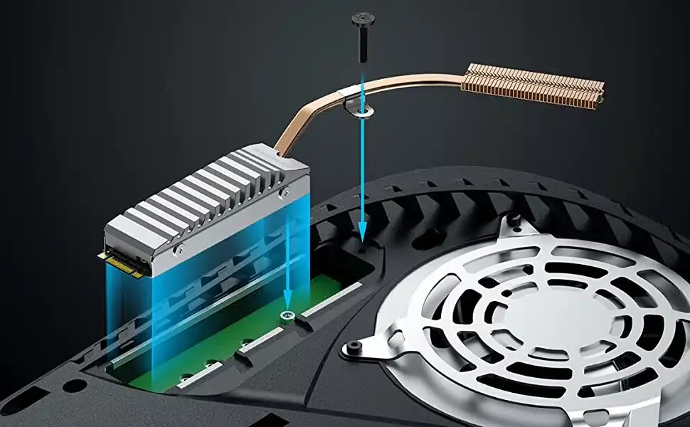 Оригинальный кулер для SSD M.2 на PS5 в Graugear