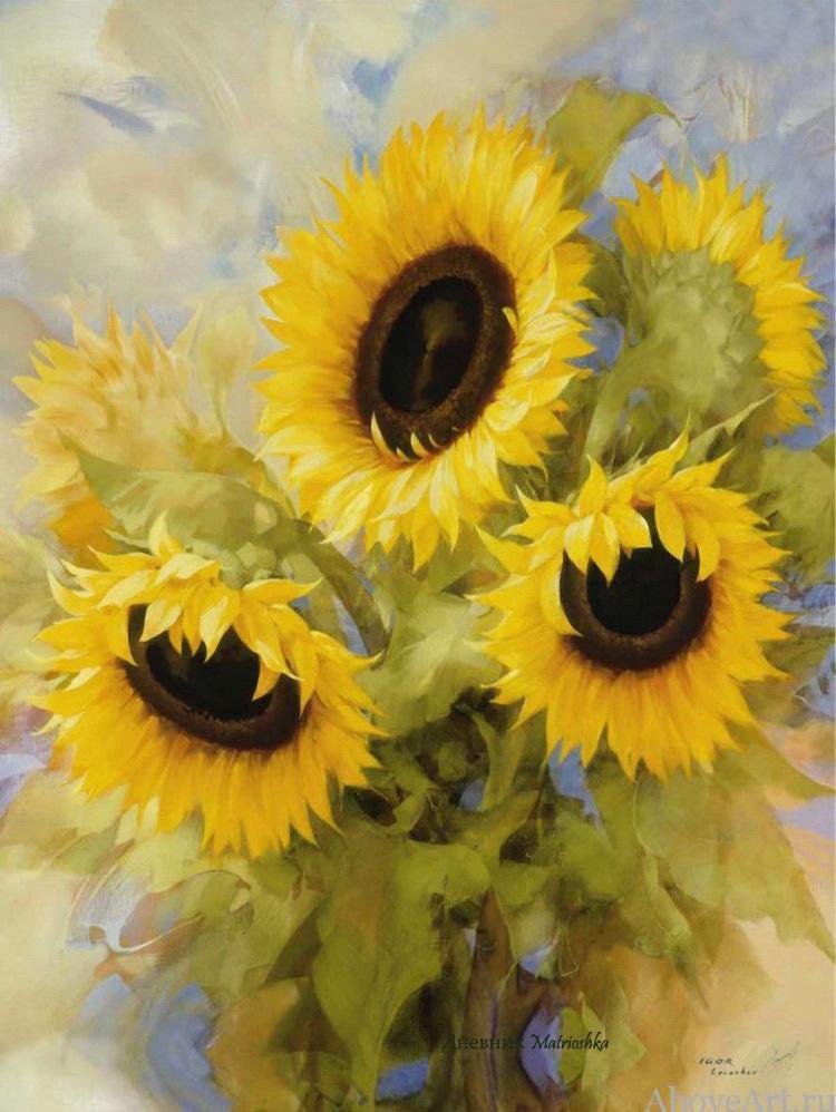 Трогательная нежность. Цветочное волшебство в работах Игоря Левашова.