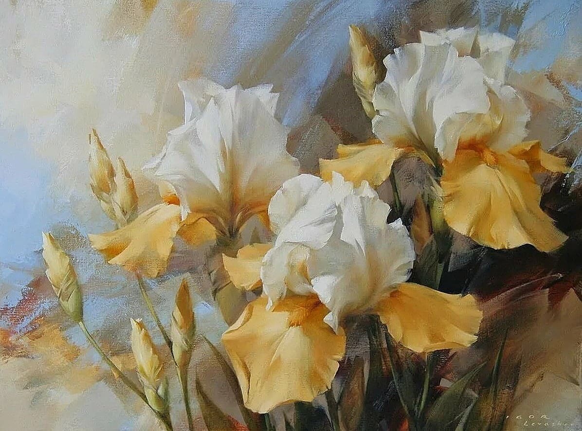 Трогательная нежность. Цветочное волшебство в работах Игоря Левашова.