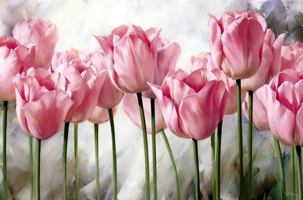 Трогательная нежность. Цветочное волшебство в работах Игоря Левашова.