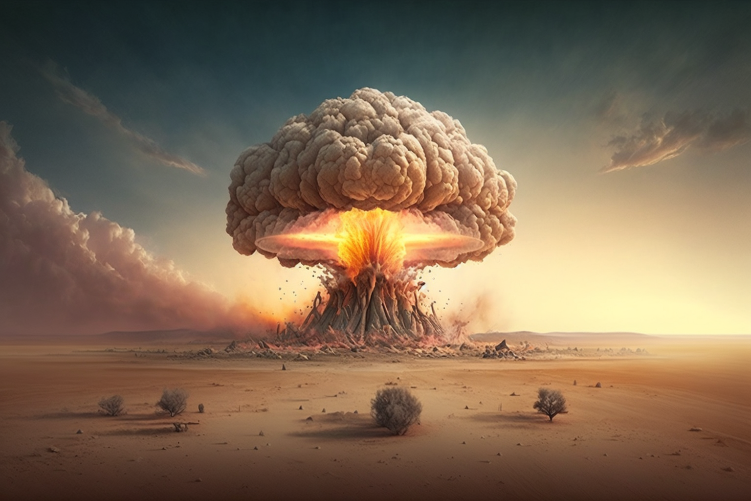 Дерево конца света. Ядерный Армагеддон. Боязнь к ядерным бомбам.