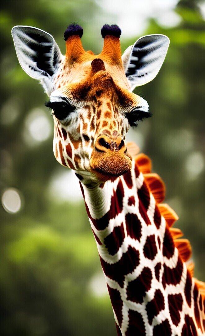 Жираф, особенность его организма для адаптации в природе