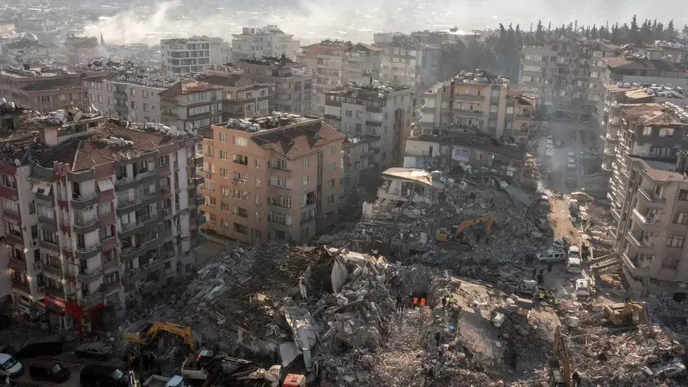 Землетрясение в Турции: Здания, исследованные командой из Великобритании