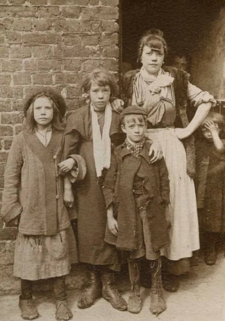 Засекреченные снимки бедных детей Лондона XX века.Сенсация!