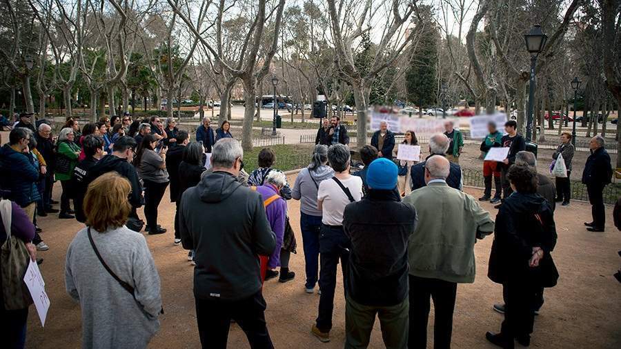 Марш в поддержку России в Испании.
