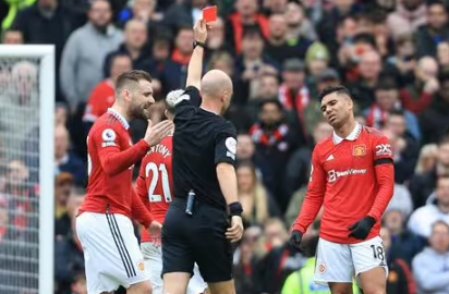 Каземиро пропустит все восемь матчей "Ман Ю" из-за дисквалификации за две красные карточки в течение шести недель.