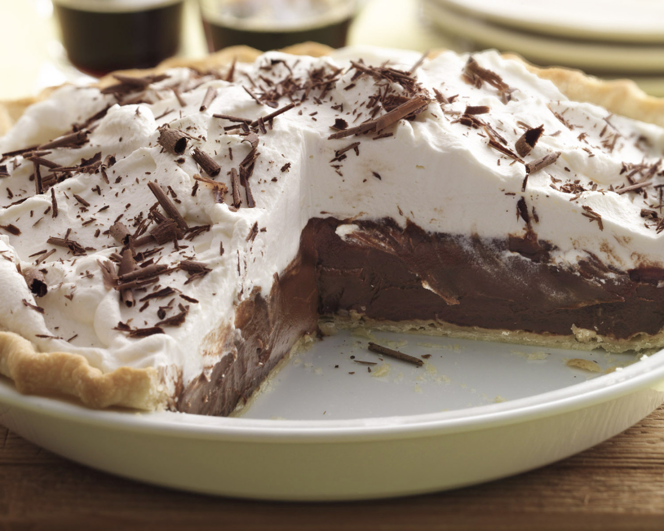 Шоколадный кремовый торт