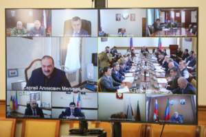 Лесной пожар в Левашинском районе Дагестана.