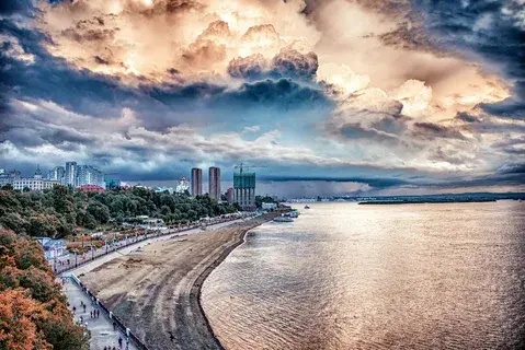 Город Хабаровск красота природы и архитектурные достопримечательности