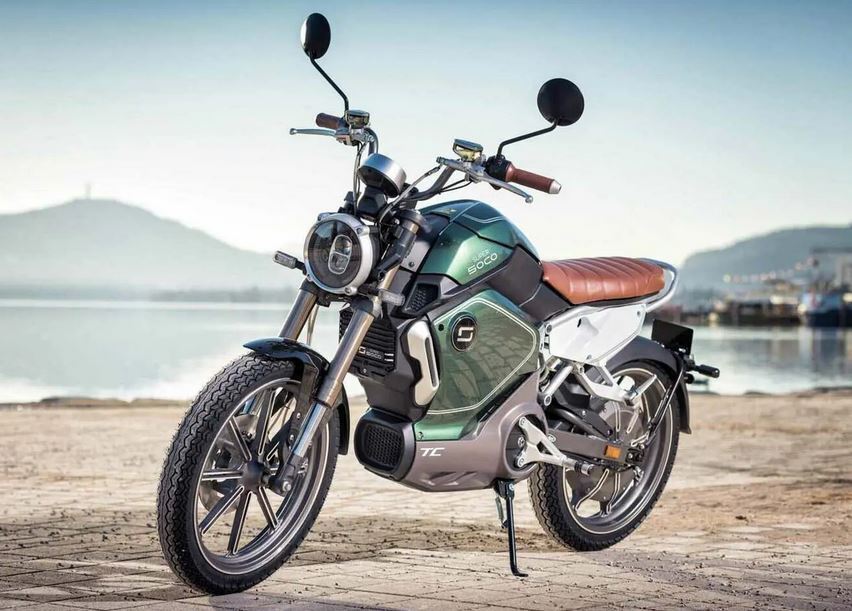 Абсолютно новый электромотоцикл Super Soco TC - Cafe.
