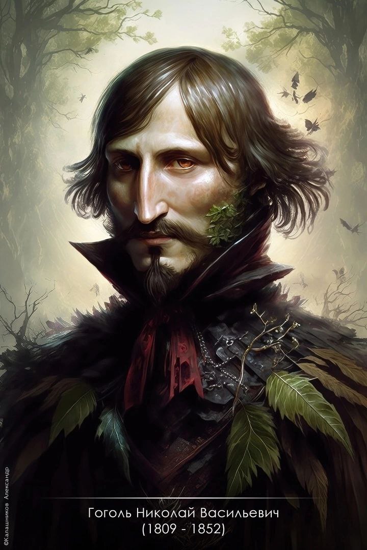 Нейросеть рисует писателей