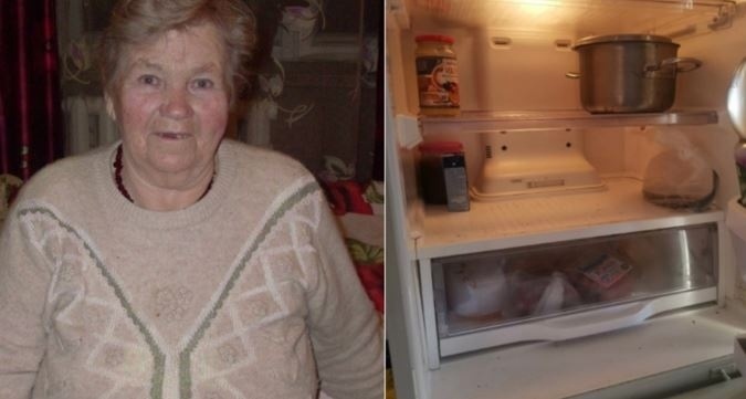 Молодой человек купили бабушке еды, которая едва не умерла прямо в магазине.