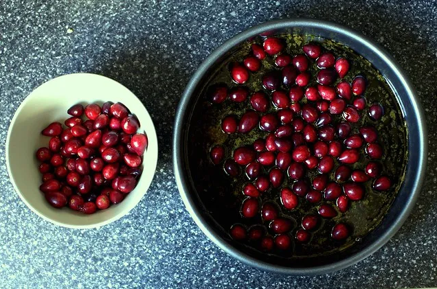 Перевернутый клюквенный пирог