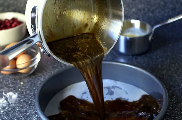 Перевернутый клюквенный пирог