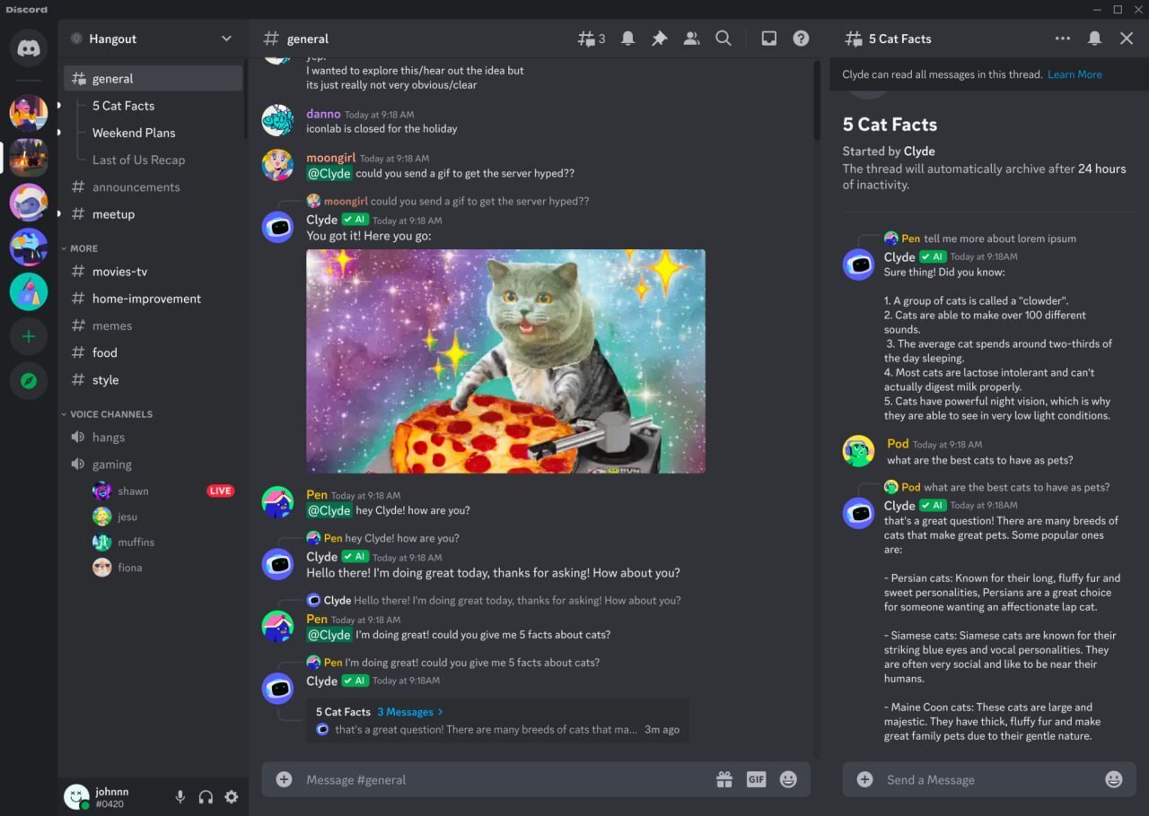 Discord тоже внедряет искусственный интеллект (ИИ)