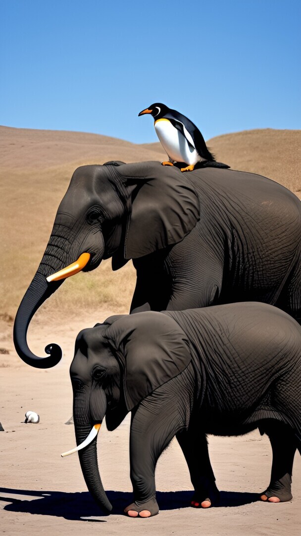 Как в одном неземном царстве пингвины стали управлять слонами. Юмор абсурда