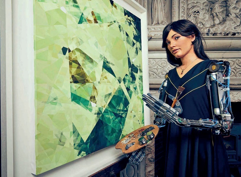 Робот-художник удивил мир: его картина была продана на аукционе за миллион долларов!