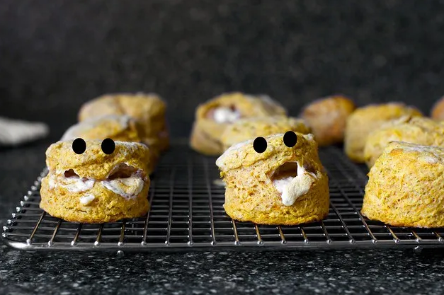 Печенье из сладкого картофеля и зефира