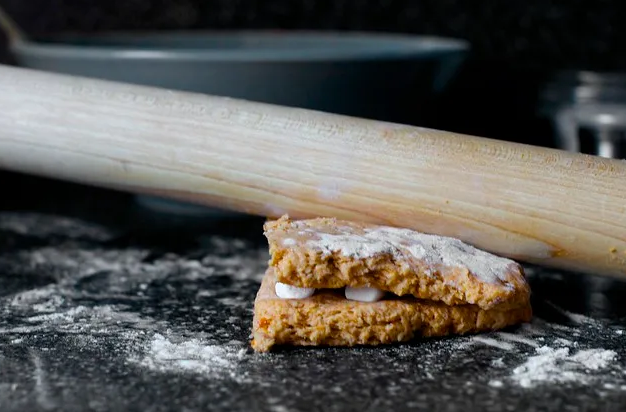 Печенье из сладкого картофеля и зефира