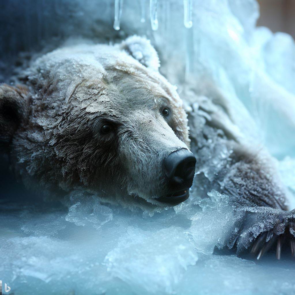 Освобождение замерзшего медведя в Пермском крае: история о том, как люди могут спасти жизнь диким животным