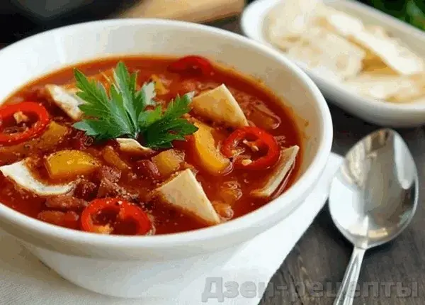 Хотели необычный рецепт? Получите! Мексиканский суп. Ну оооочень вкусно! Пробуйте! Необычный рецепт.