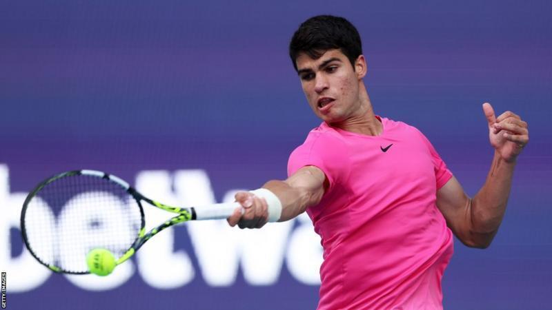 Открытый чемпионат Майами: Карлос Алькарас обыграл Душана Лайовича и занял 16-е место