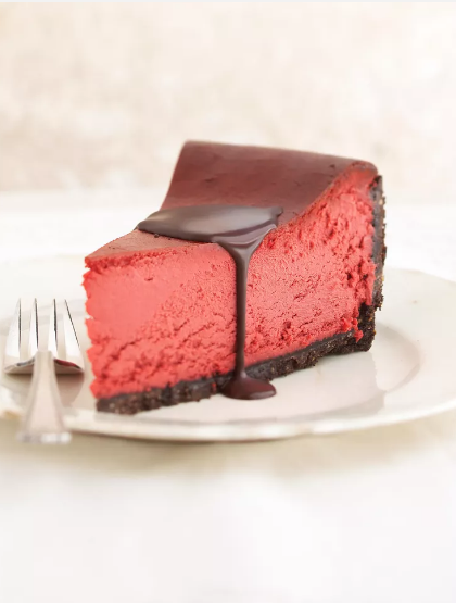 Красный бархатный чизкейк.