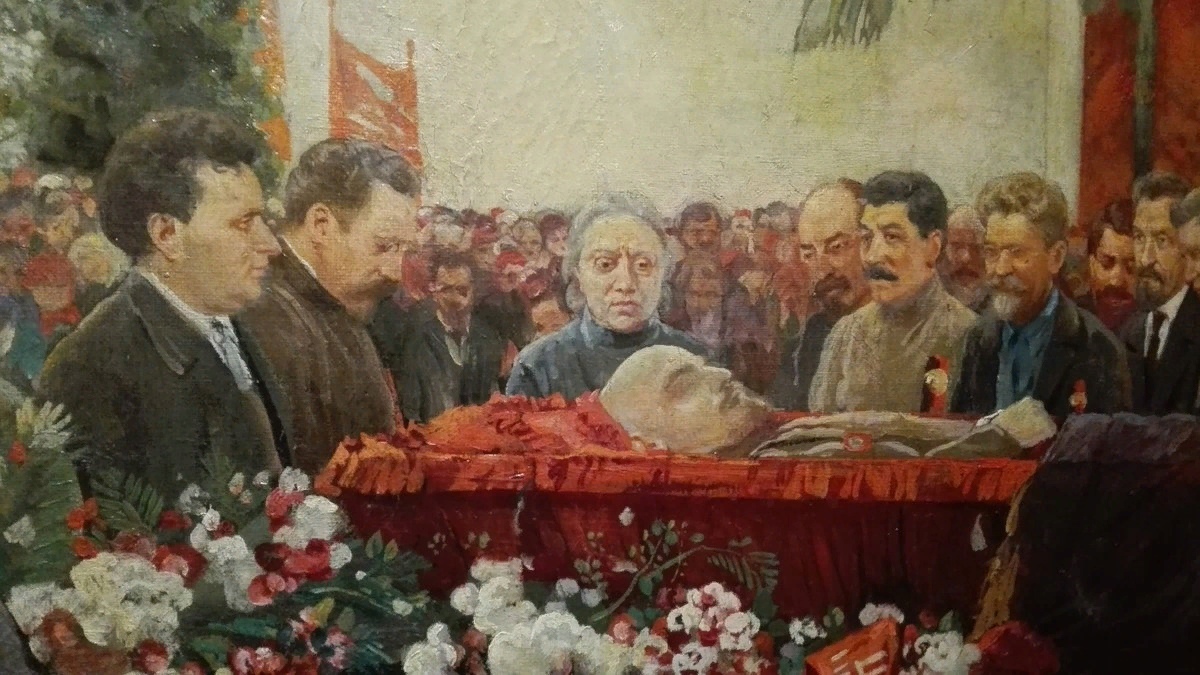 Сталин сейчас жив. Похороны Владимира Ленина. 1924 Похороны Владимира Ленина.
