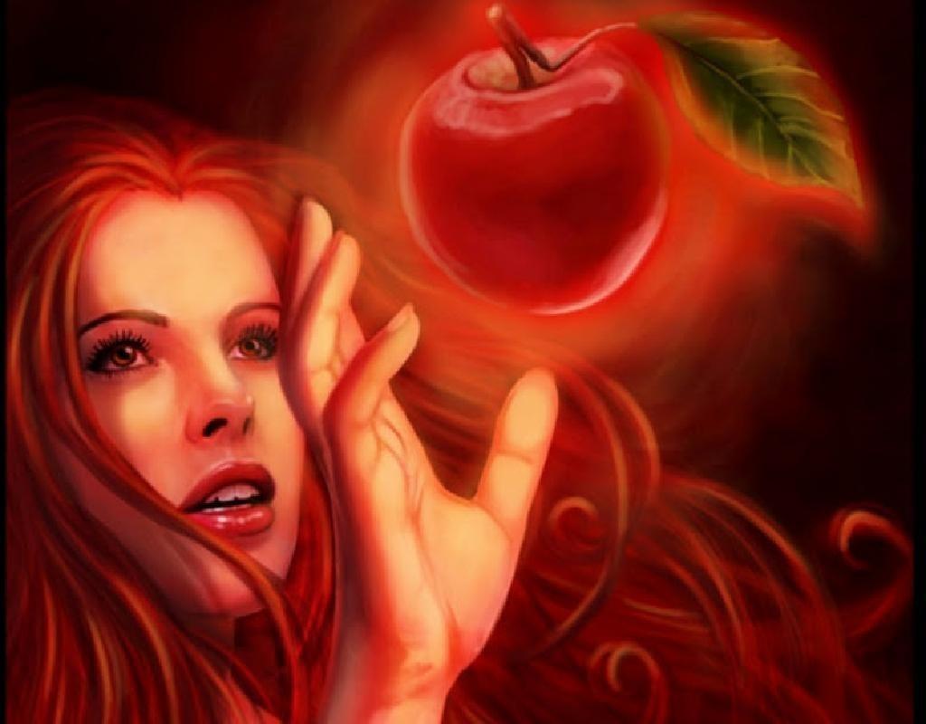 Ева вкушает Запретный плод