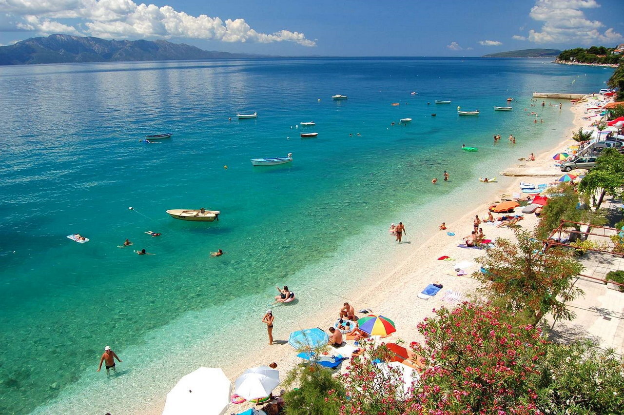 Пляж Биеца Хорватия