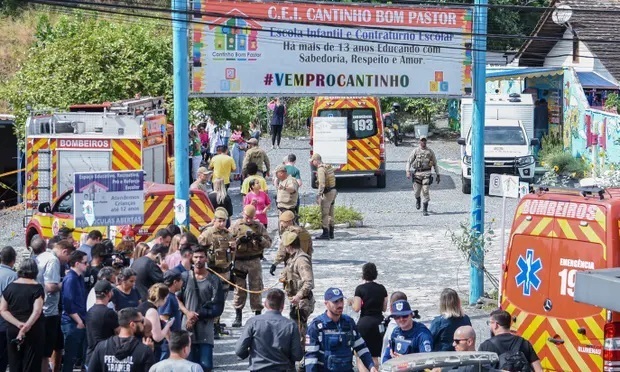 В результате нападения с топором на детский сад в Бразилии четверо детей погибли и пятеро получили ранения