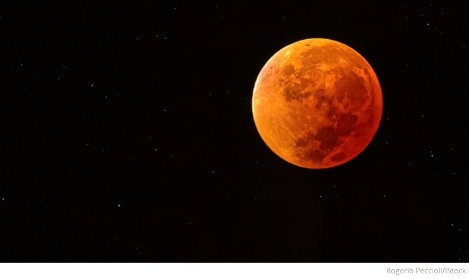 Анализ извержений вулканов после лунного затмения