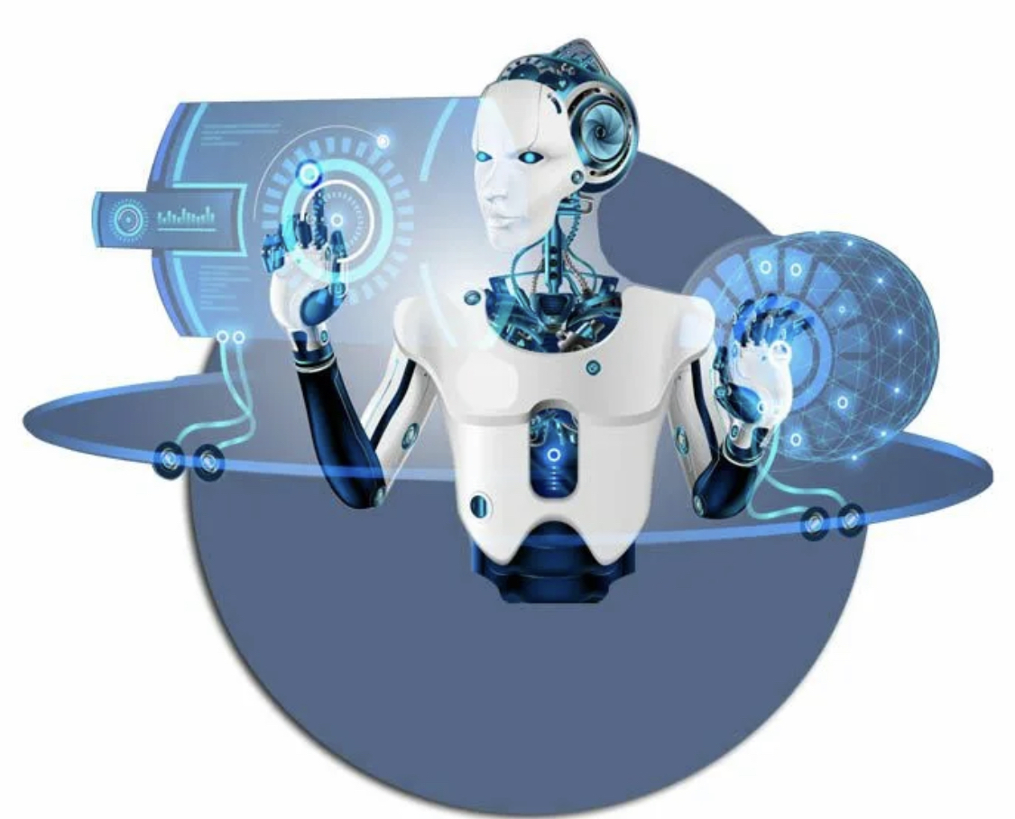 Передовой искусственный интеллект. Искусственный интеллект. Робот. Автоматизация и робототехника. Робот с искусственным интеллектом.