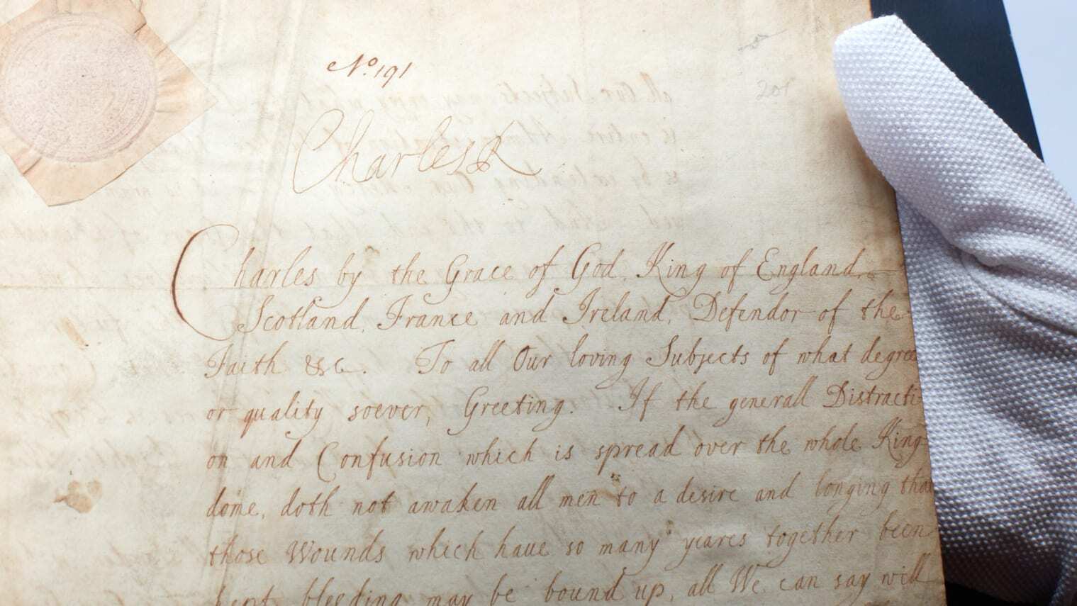 «Веховой» документ, который помог восстановить британскую монархию, поступил в продажу