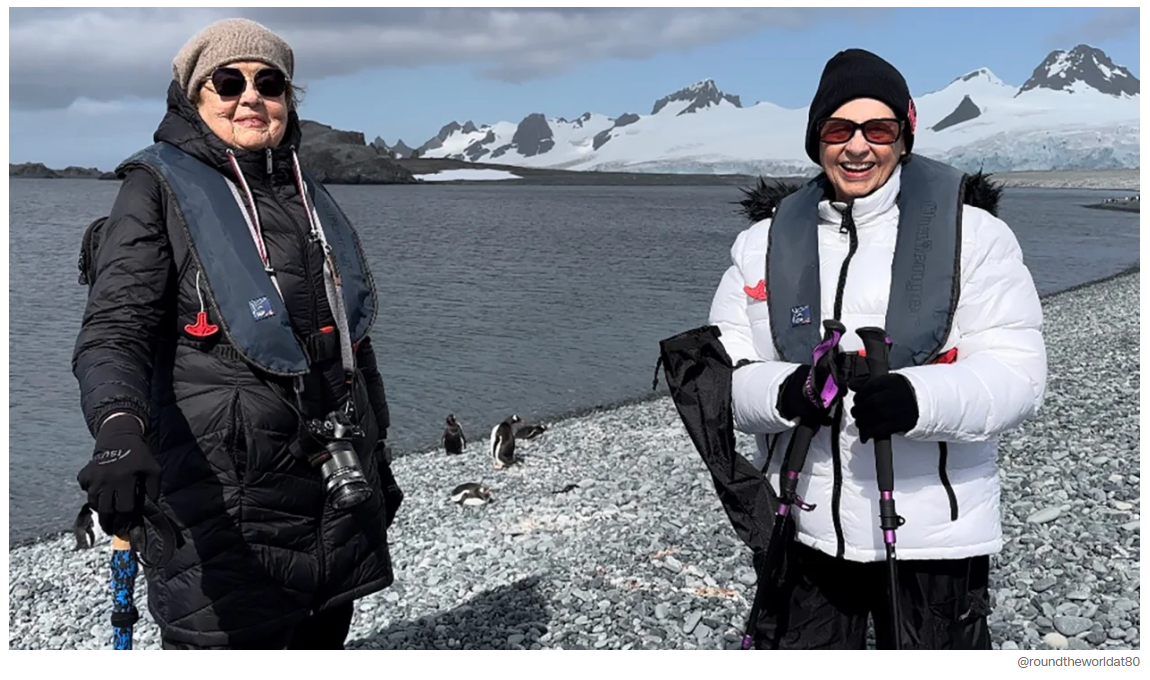 Эти 81-летние лучшие друзья объехали весь мир за 80 дней