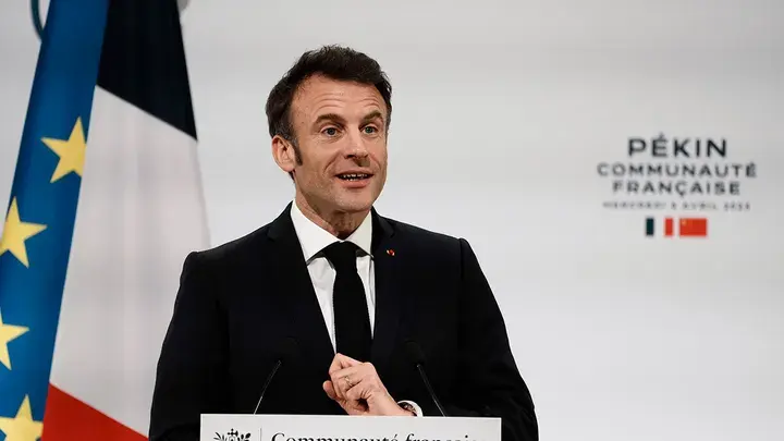 Президент Франции Макрон отвергает «американский ритм» на Тайване и кивает на «единство» Китая после встречи с Си