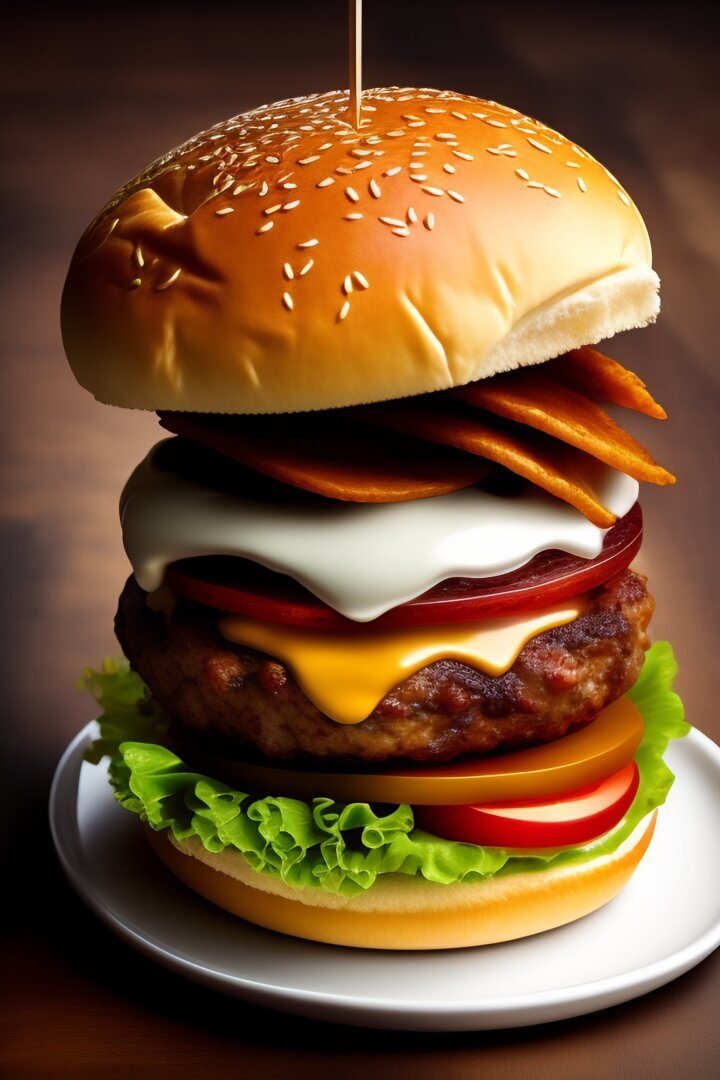 Свойства чизбургера. Это очень вкусно!