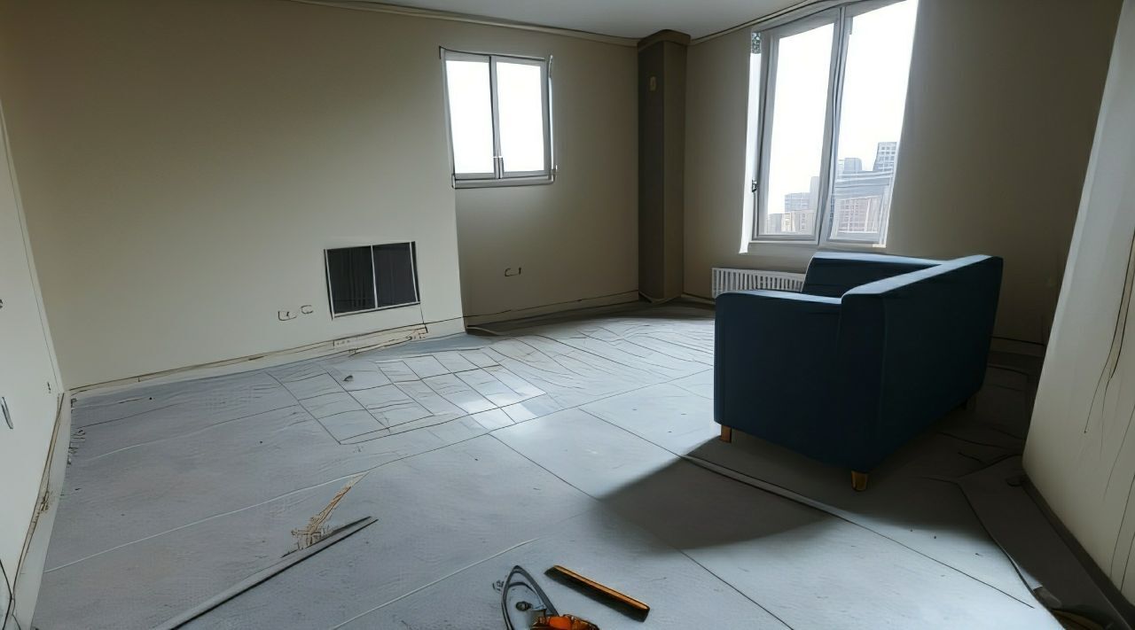 Последовательность ремонтных работ, если у вас галтели (потолочные плинтуса) в ремонте с натяжным потолком.