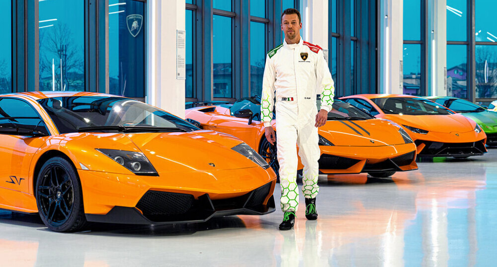 Даниил Квят за рулем Lamborghini Lambo LMDh
