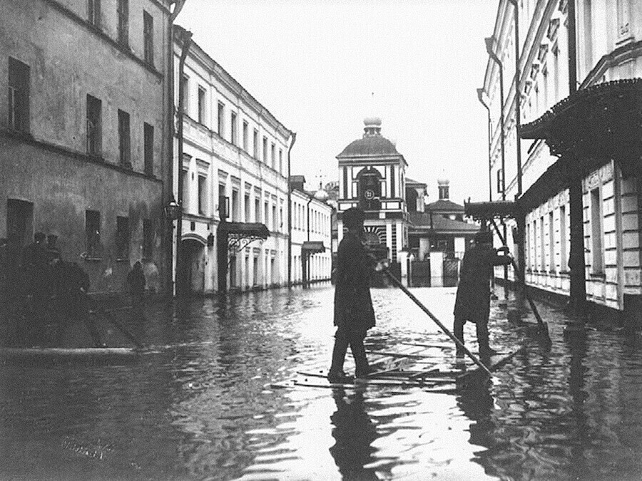 Наводнение в москве 1908 фото